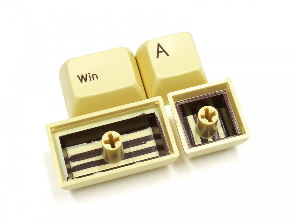Double shot Filco minila key set USA custard