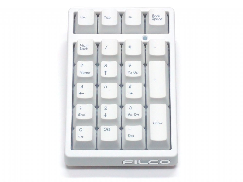Filco Majestouch TenKeyPad 2 Professional MX Silent Red Soft Linear Numberpad Matte White