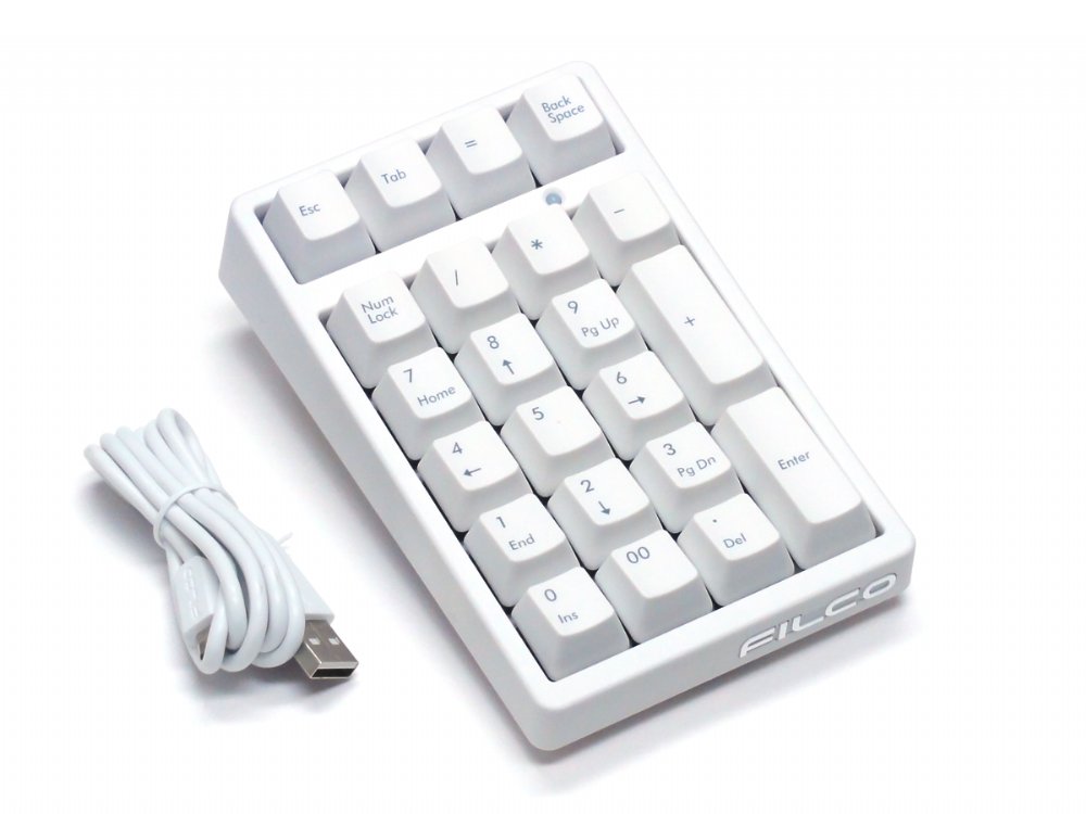 Filco keypad matte white