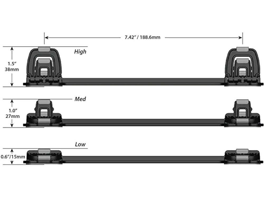 Flip adjustable keyboard riser