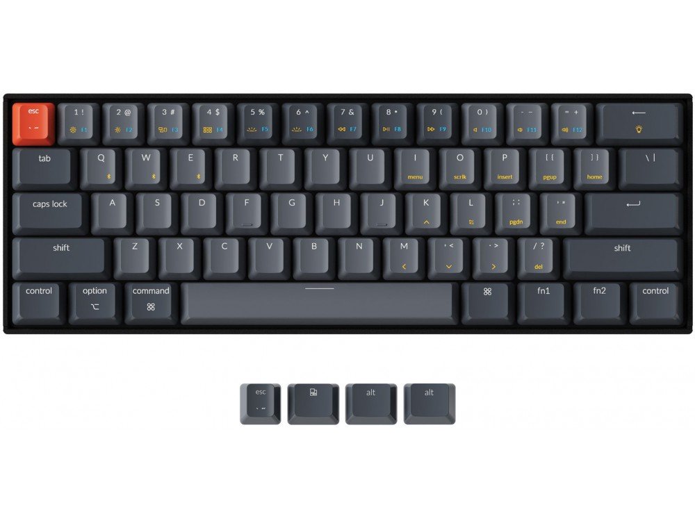 USA Keychron K12 Bluetooth RGB Backlit Tactile Mac/PC 60% Keyboard