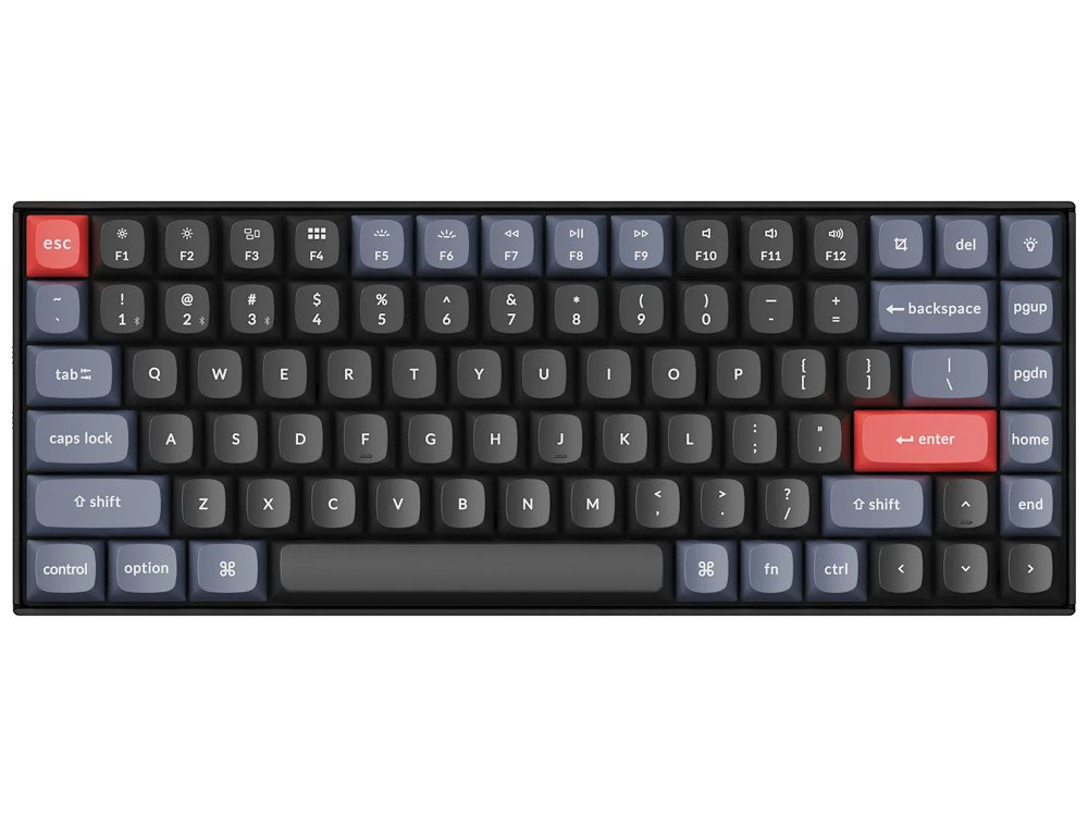 USA Keychron K2 Pro QMK Bluetooth RGB Hot-Swap Tactile Mac/PC Keyboard