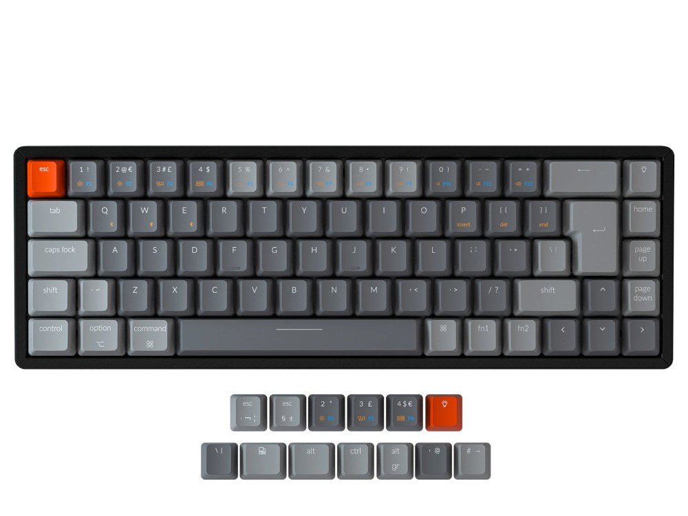 K6 convertible aluminium keyboard UK large-1