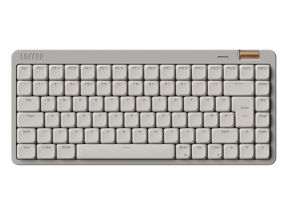 UK Lofree Flow Lite84 Marble Tri-mode Hot-swap Backlit Low-profile Double-shot 75% Keyboard