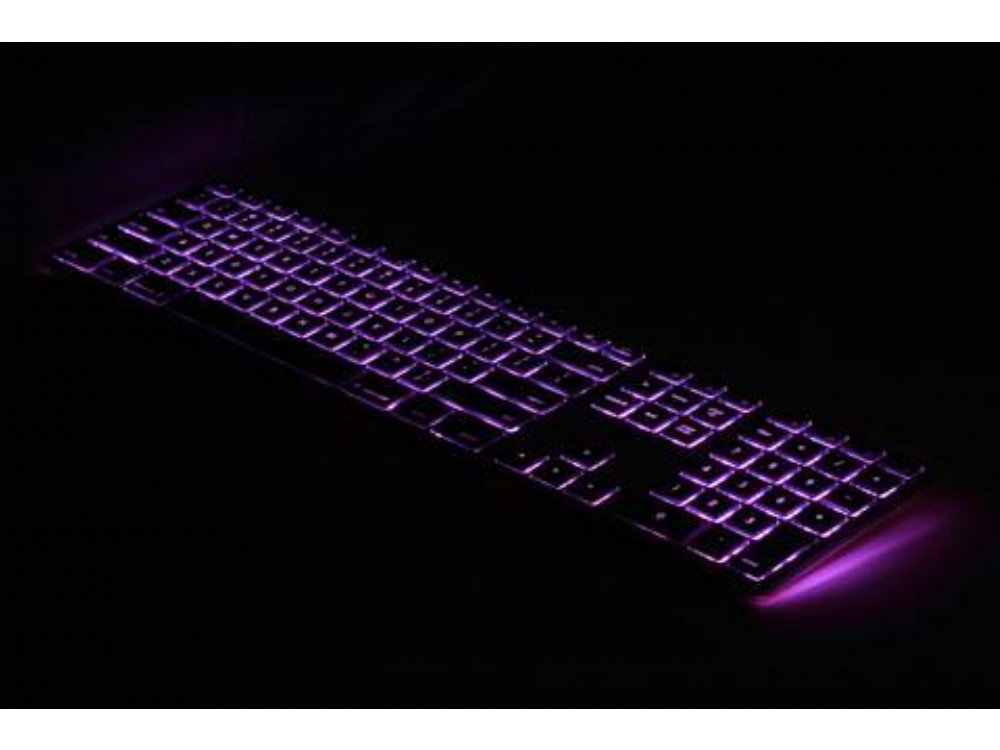 Matias backlit aluminum wired mac keyboard USA
