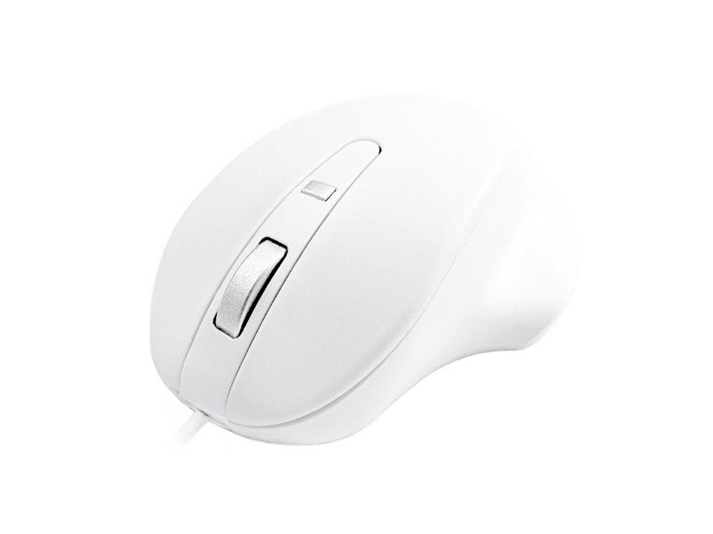 Matias PBT and Aluminium Short Cable Mouse White USB