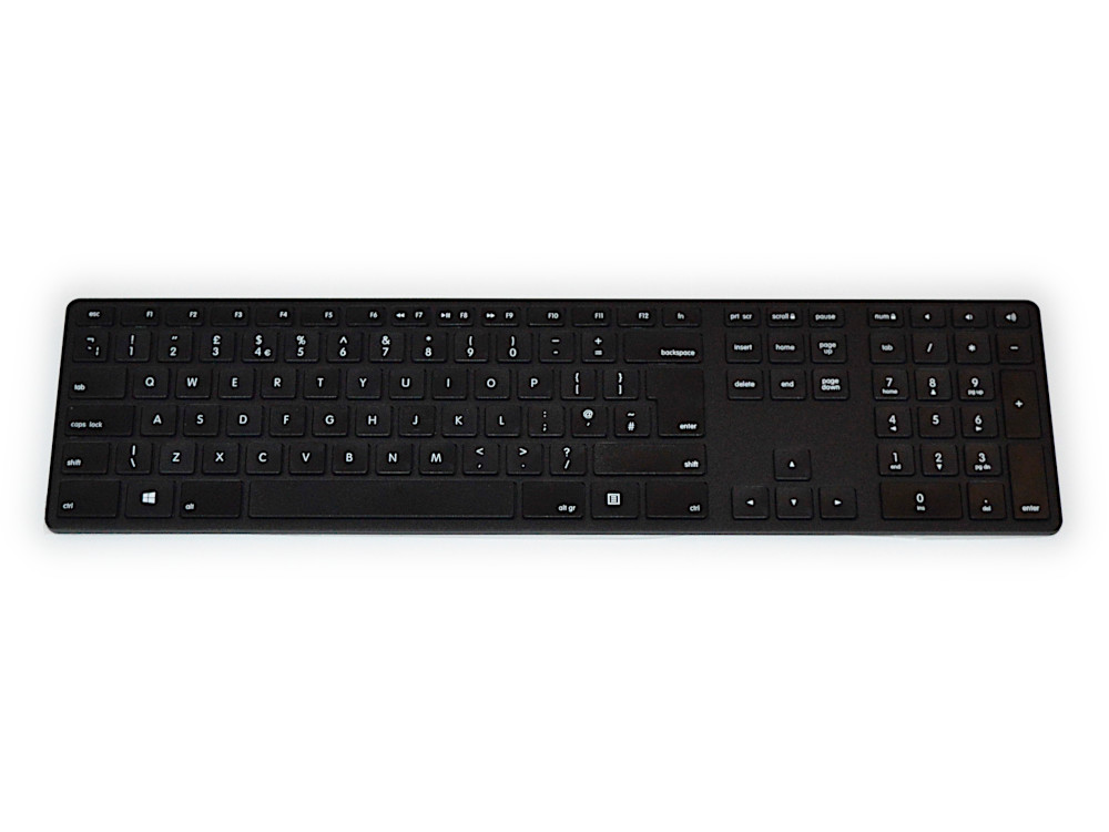 UK Matias Wireless 2.4G Aluminium PC Standard Keyboards in Black