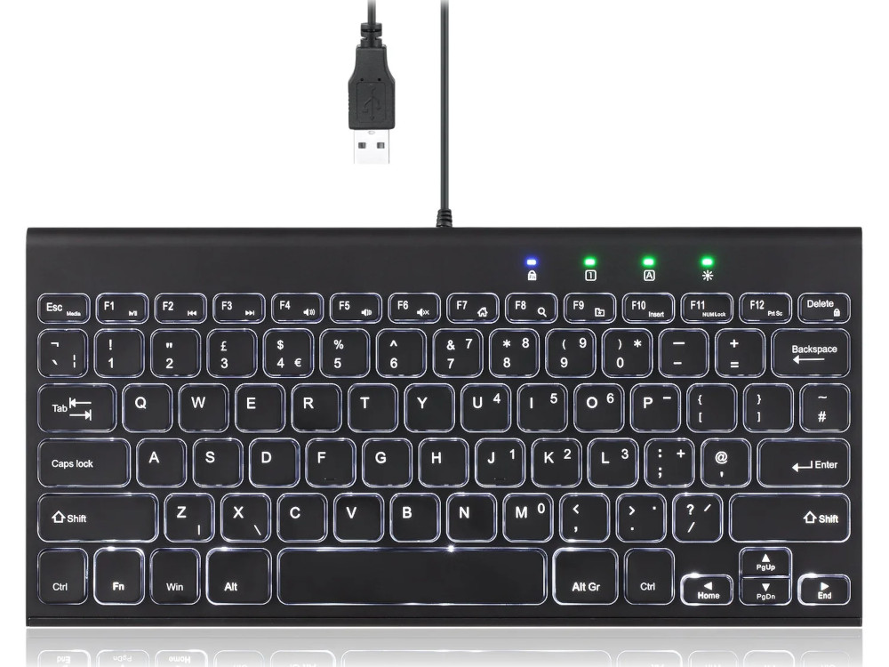 Mini Low Profile Backlit Scissor Keyboard