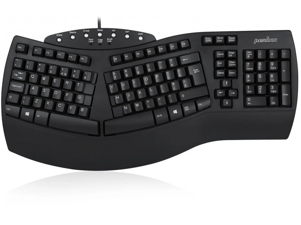Ergonomic Split Natural Keyboard Black