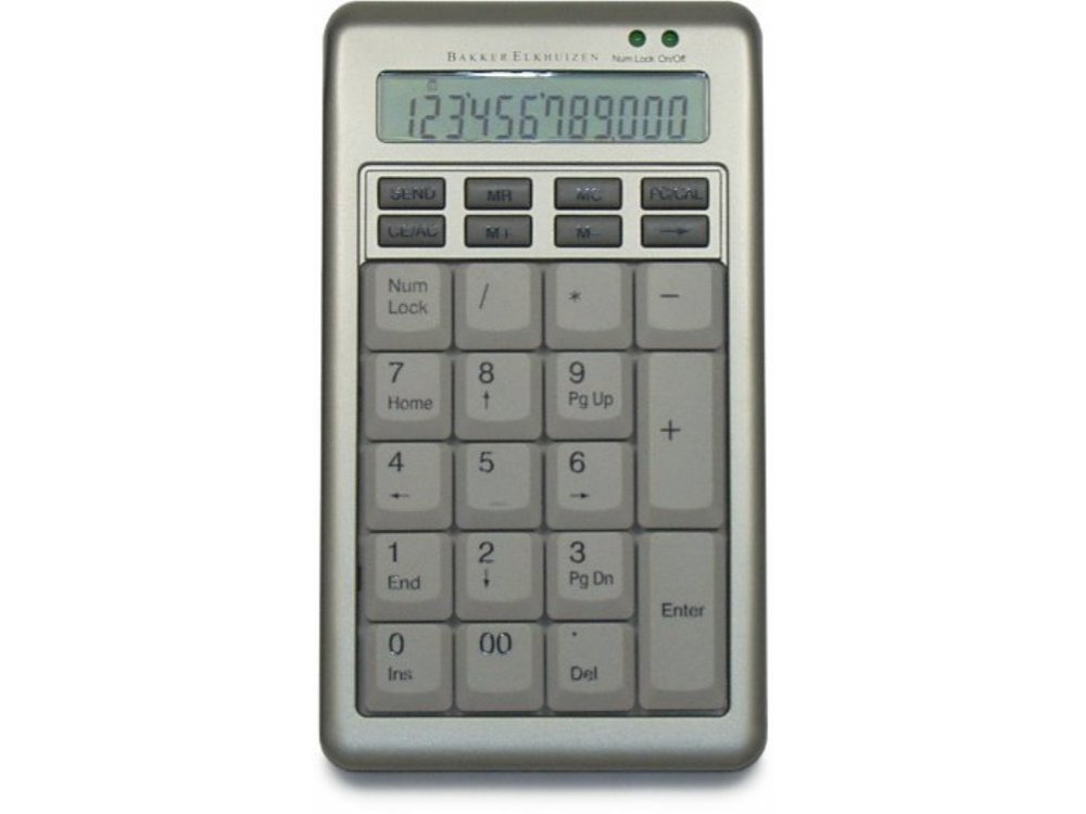 Silver Keypad and Standalone Calculator