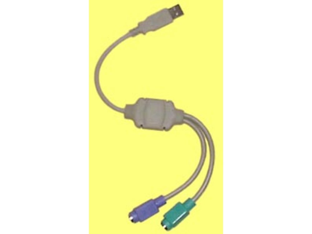 USB Active adapter (PS/2 Keyboard and Mouse, to USB)