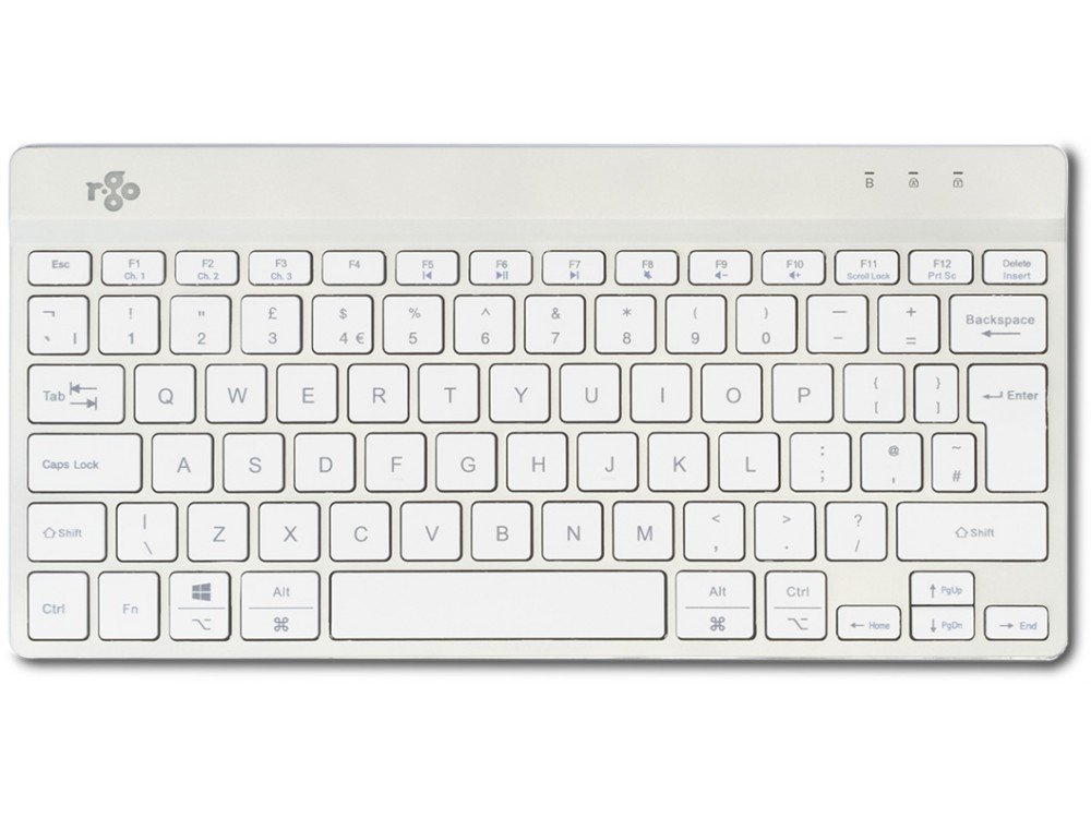 R-Go Compact Break Bluetooth Keyboard White