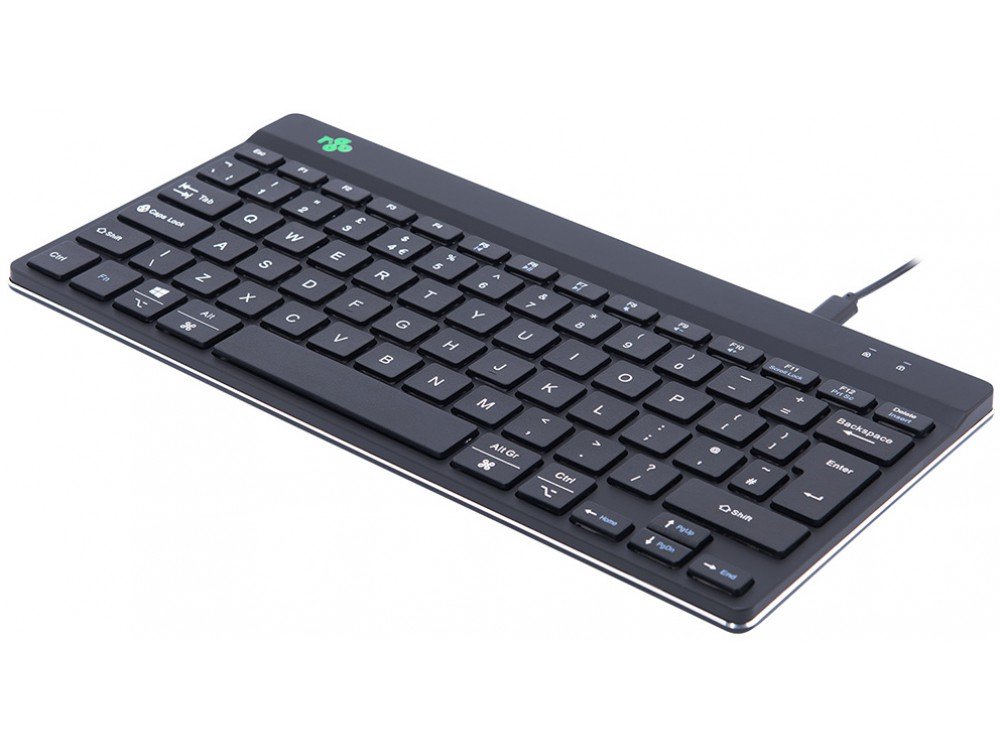 R-Go compact break keyboard black UK