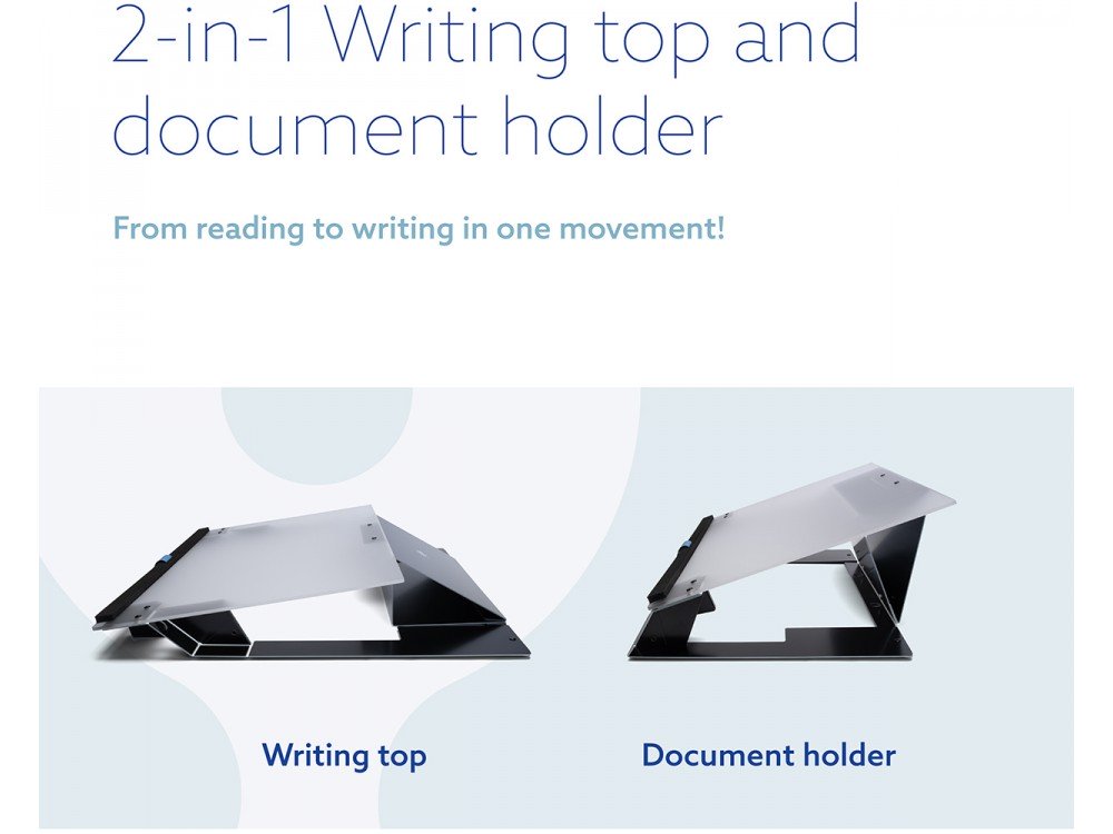 R-Go read2write document holder matte acrylic