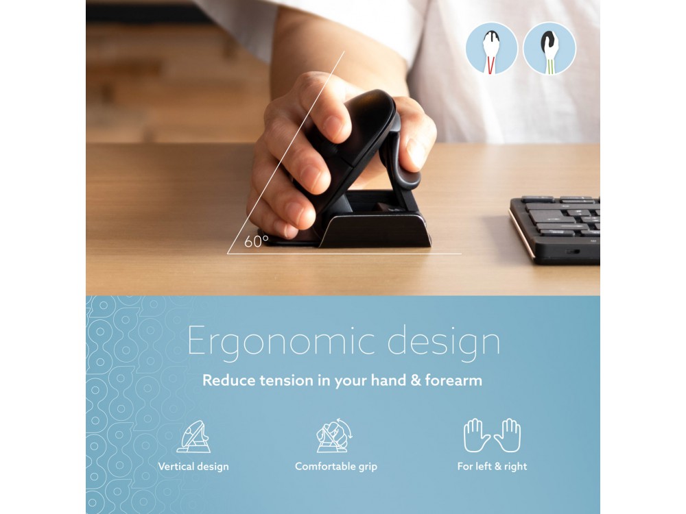 R-Go twister ergo bluetooth mouse