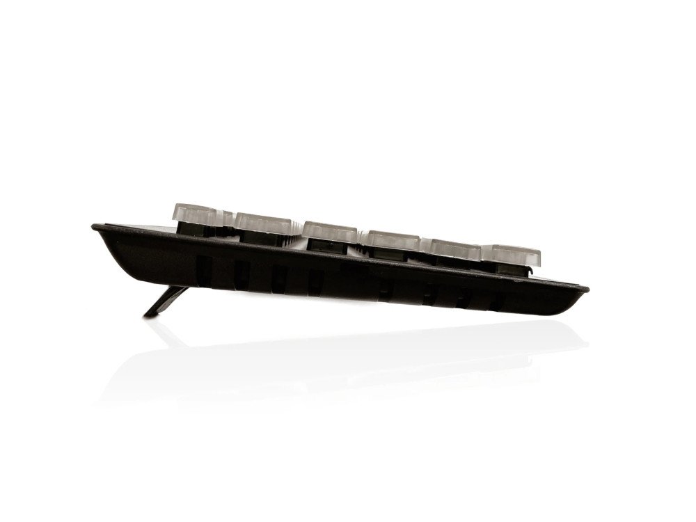 Rainbow keys upper lower case large legend keyboard