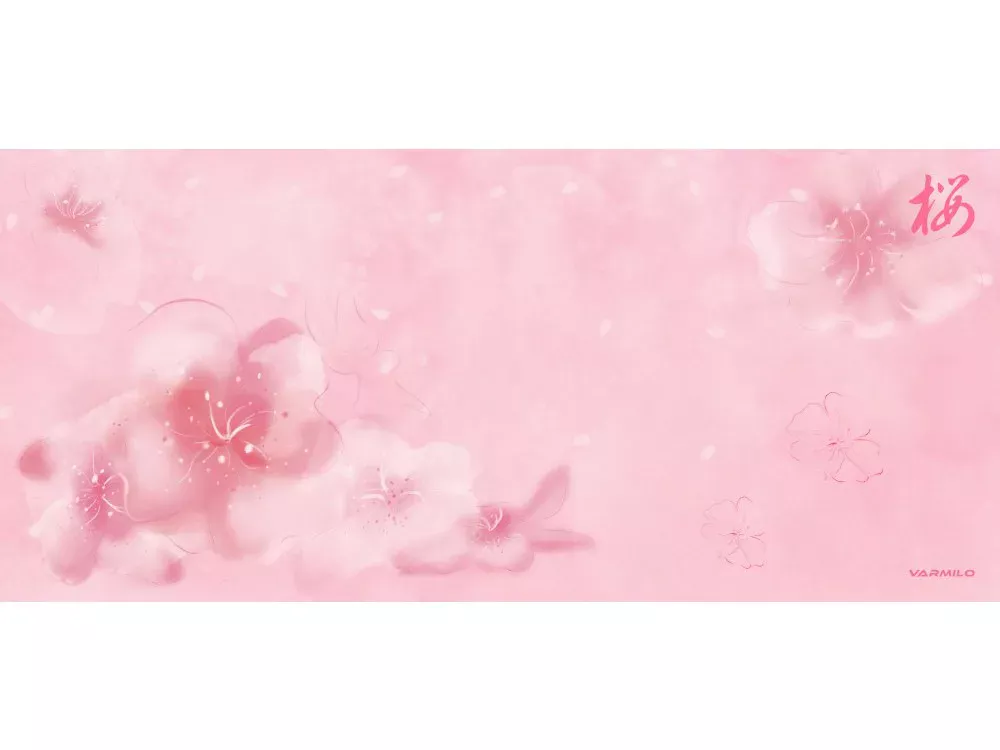 Varmilo Sakura R1 Desk Mat Extra Large