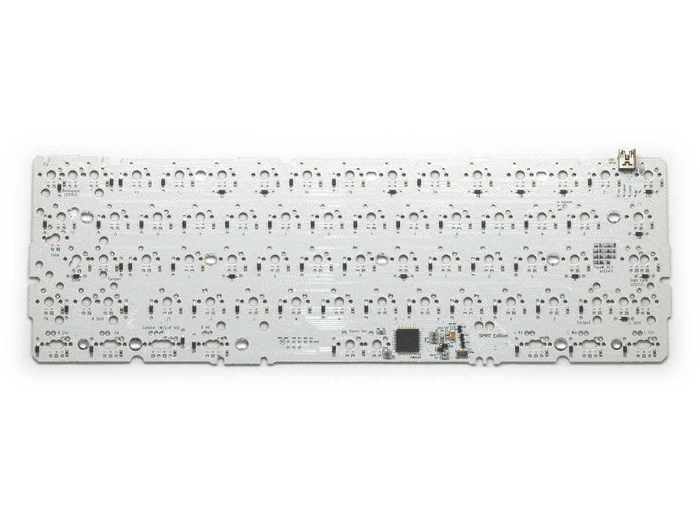 SPRiT Edition 60% PCB FaceW White