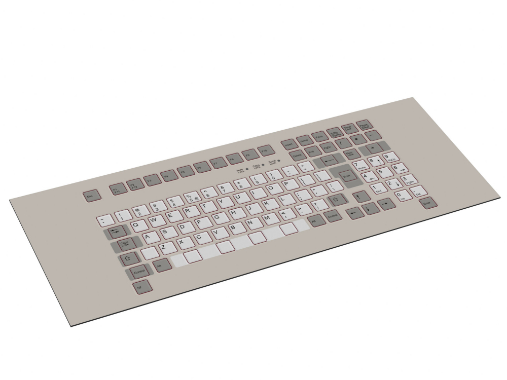 Tipro Standard layout Panel Mount Keyboard USB