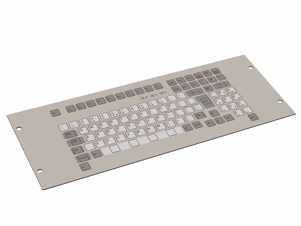 Tipro Standard layout Rack Mount Keyboard USB