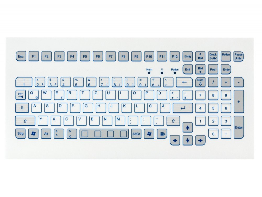 Robust Panel-Mount IP65 Keyboard Frontal Integration