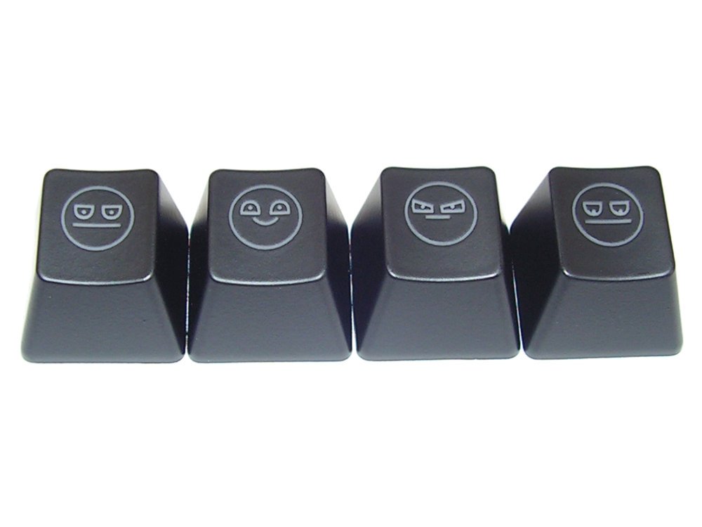 Unamused face keycap set