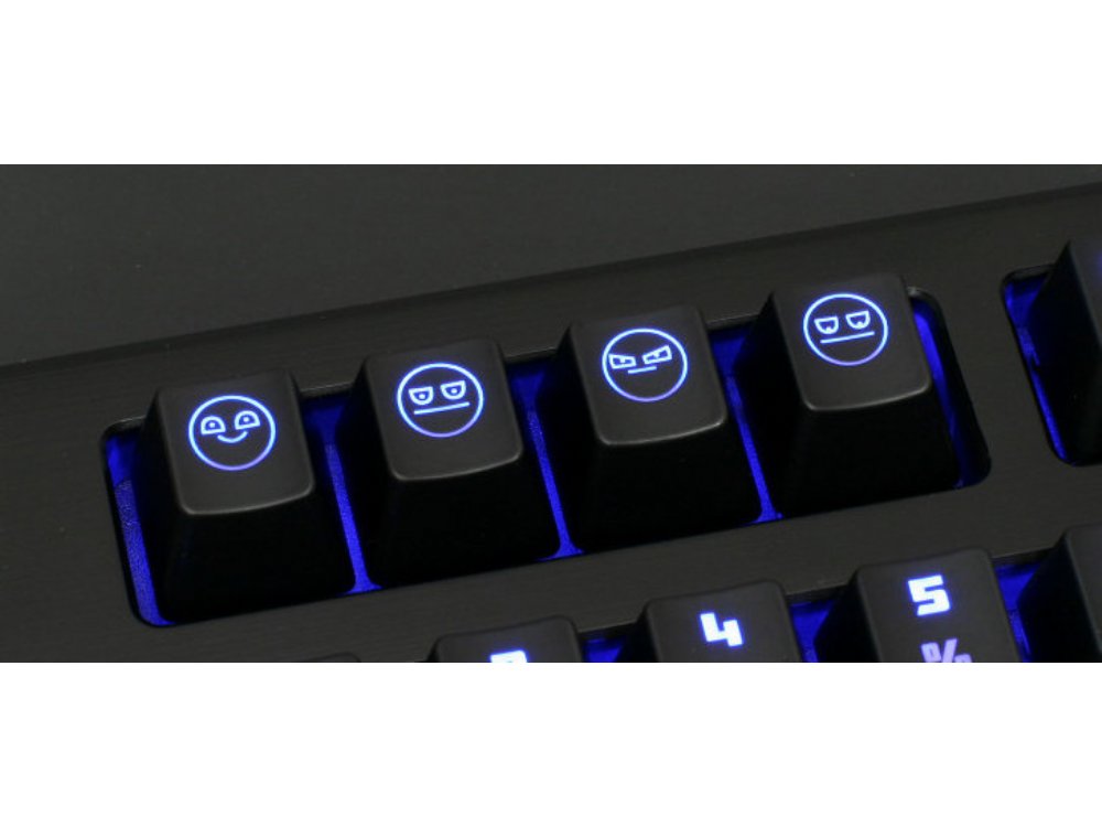 Unamused face keycap set
