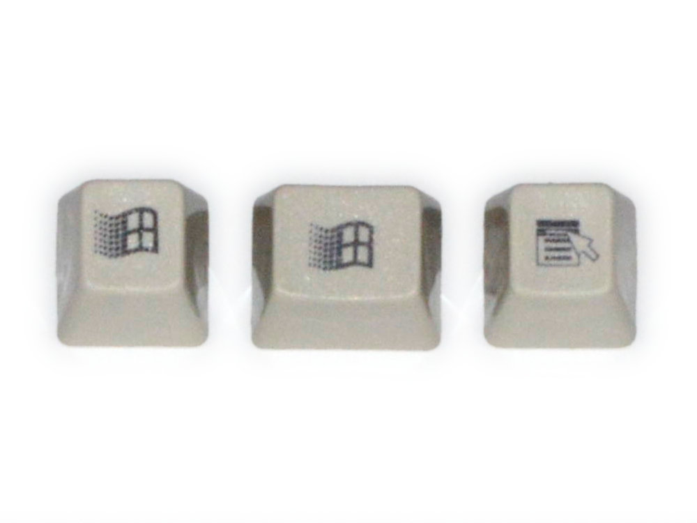 Unicomp Pebble Windows 95 Keyset