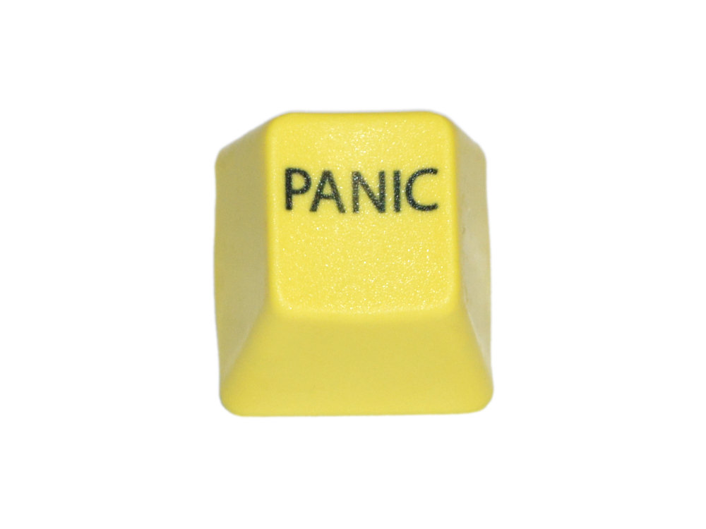 Unicomp Yellow PANIC Key