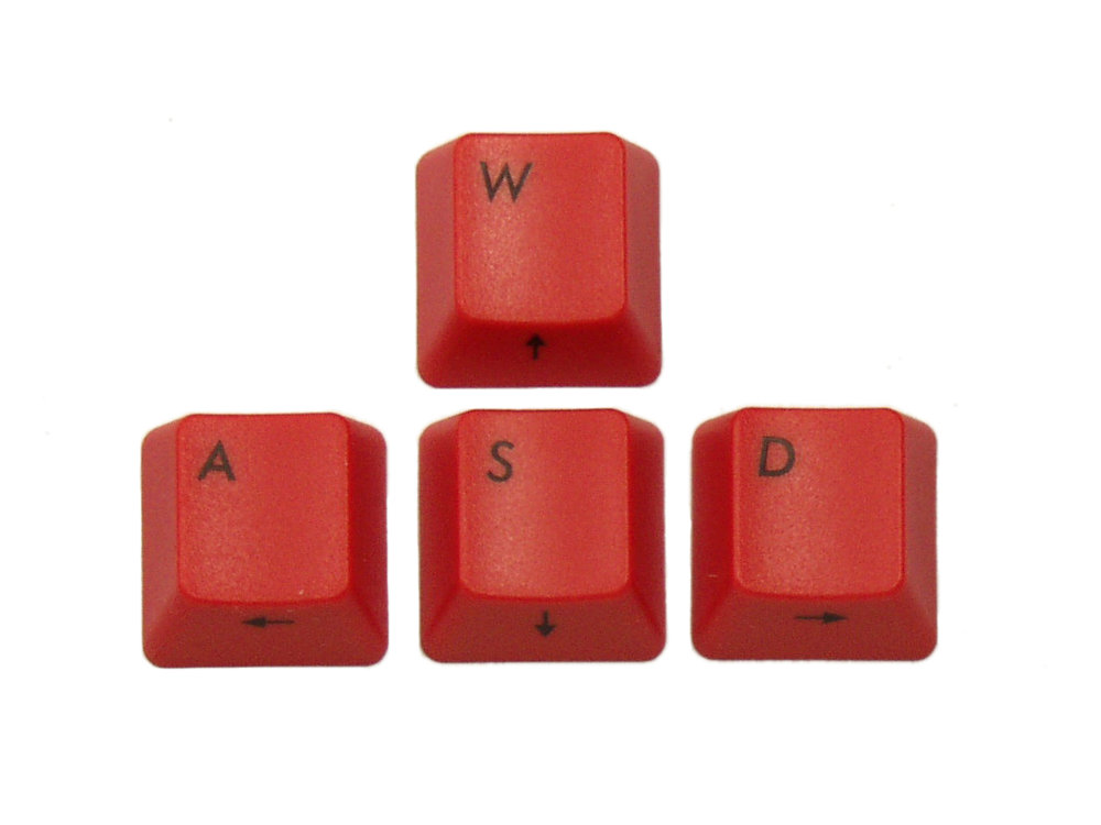 Filco Red WASD Keys for Cherry MX Switches