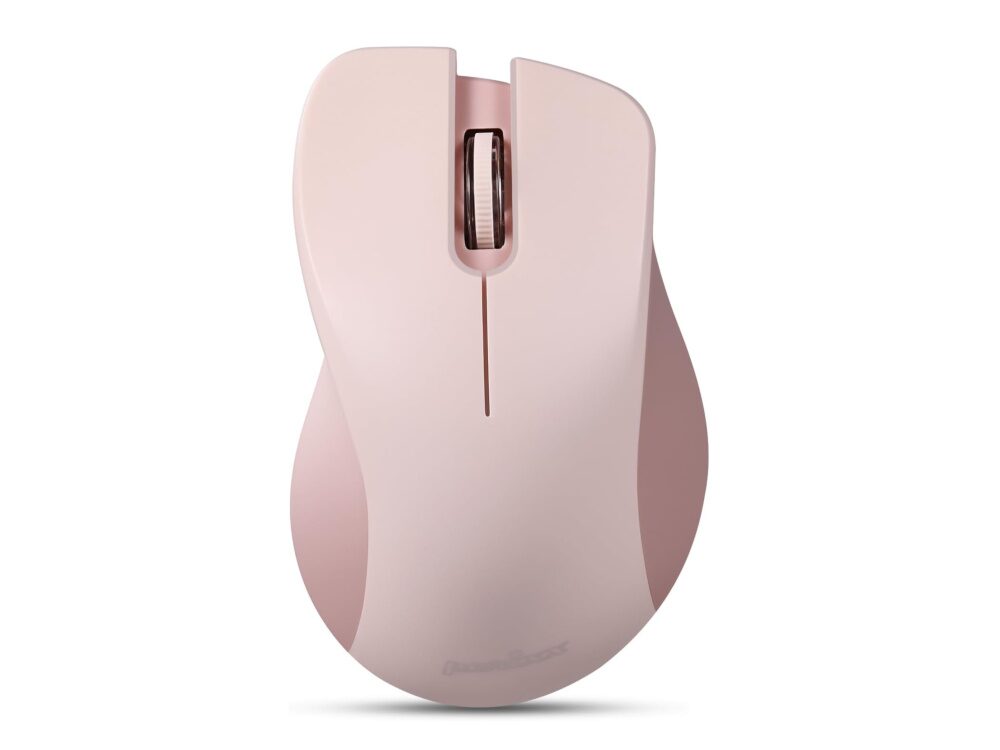 PERIMICE-621 Wireless 2.4G Silent Mouse Pink