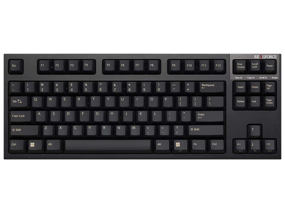 Topre Realforce R3S Tenkeyless Capacitive Keyboards