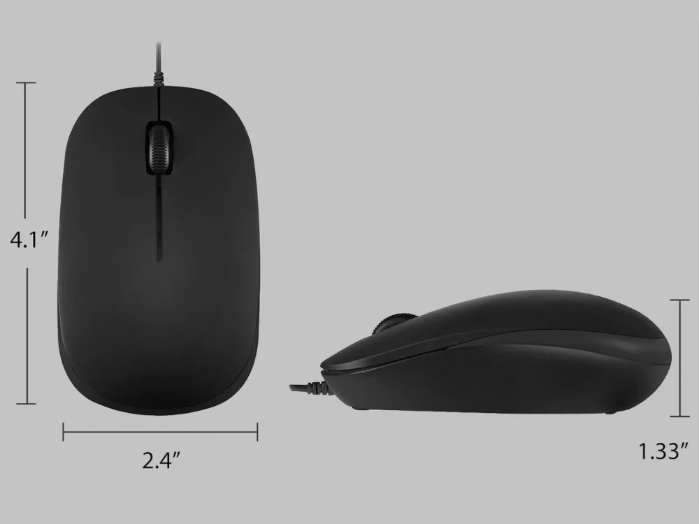 PERIMICE-201U 02 perimice-201u 3-button wired USB mouse