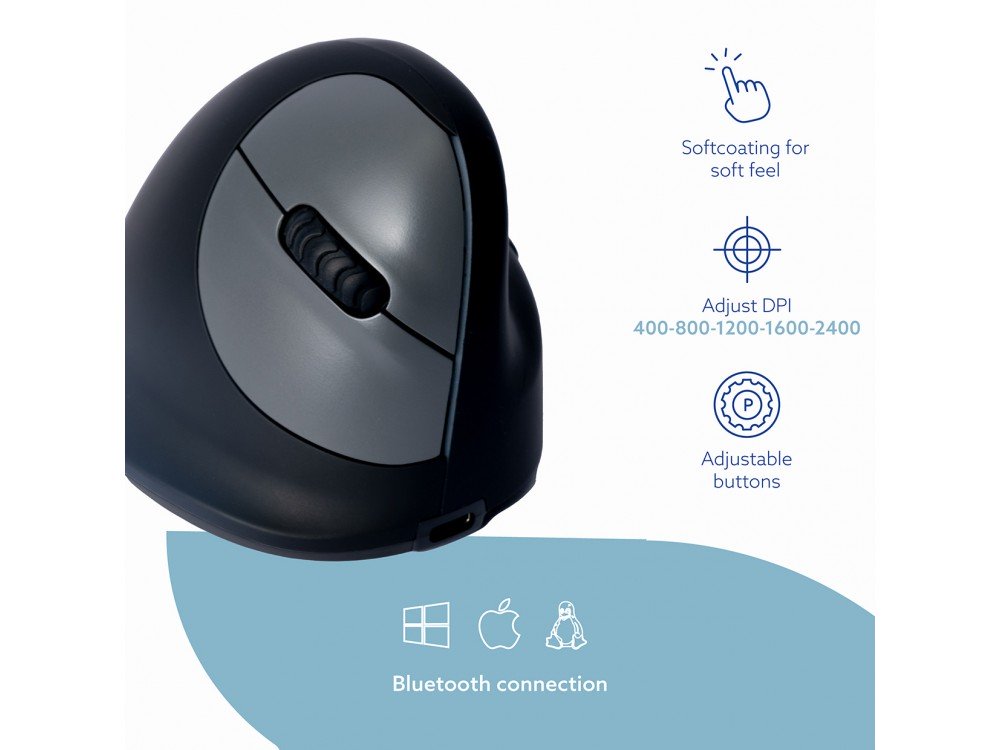 RGOHBRSWLBL 05 R-Go he ergo mouse small right bluetooth