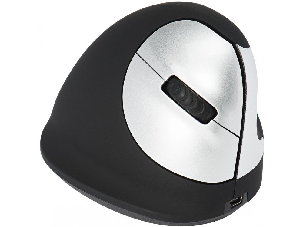 R-Go HE Ergonomic Vertical 2.4G Bluetooth Mouse Medium Right