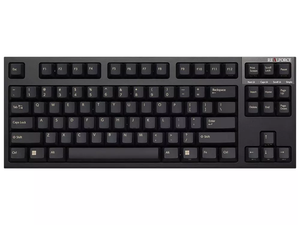 Topre Realforce R3S Tenkeyless Capacitive Keyboards