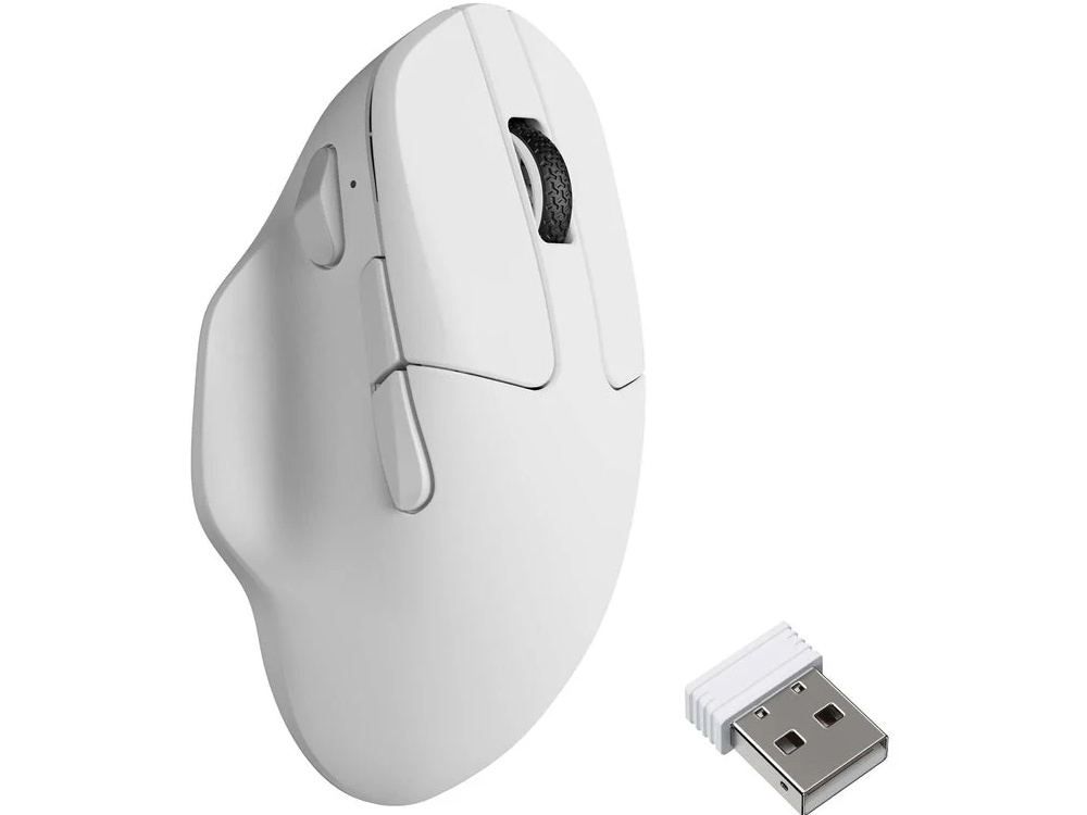 Keychron M7 8K Bluetooth 2.4G USB Mouse White - Image 2