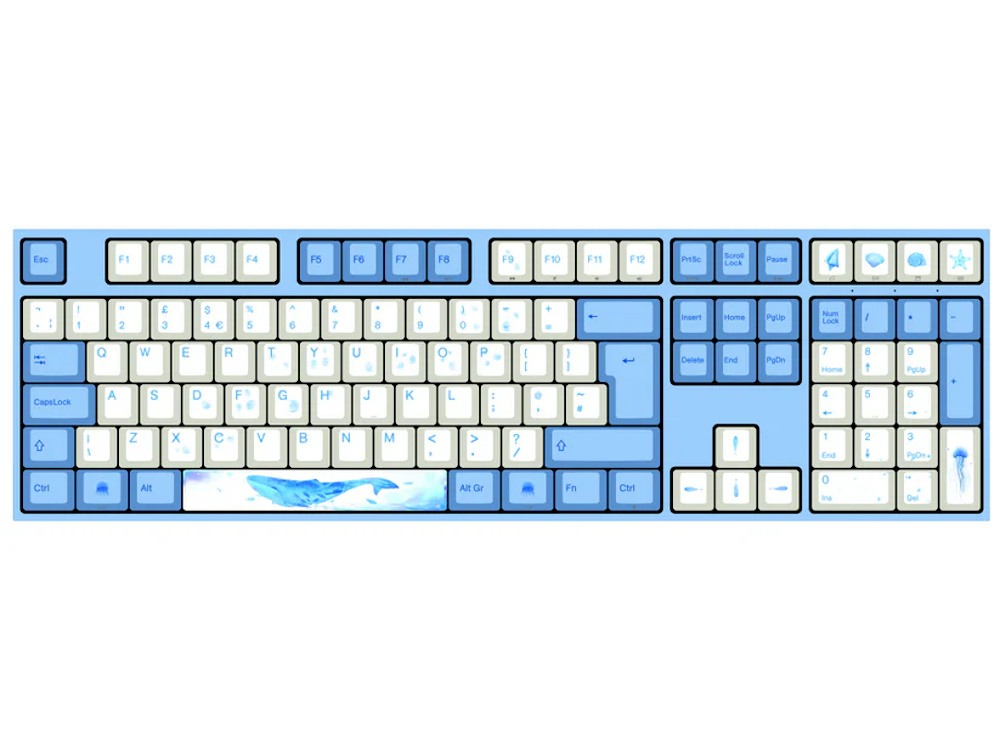 Varmilo APT109 V3 Sea Melody PBT RGB BT 2.4G Keyboards - Image 4